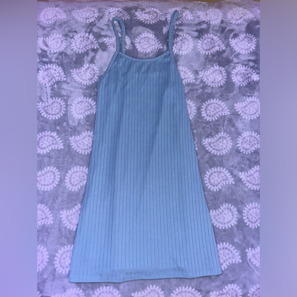 Turquoise Mini Dress
